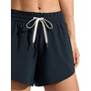 image:imageCRZ YOGA Relaxed Fit Dolphin Board Shorts for Women 35  High Waisted Swim Beach Bathing Trunks Bottoms with LinerTrue Navy