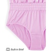 image:imageCRZ YOGA Relaxed Fit Dolphin Board Shorts for Women 35  High Waisted Swim Beach Bathing Trunks Bottoms with LinerVita Pink