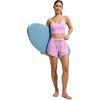 image:imageCRZ YOGA Relaxed Fit Dolphin Board Shorts for Women 35  High Waisted Swim Beach Bathing Trunks Bottoms with LinerVita Pink