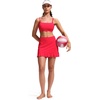 image:imageCRZ YOGA Ruffle Swim Skirt for Women  High Waisted Tummy Control Bathing Suit Bikini Bottoms SkortsDeep Red