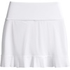 image:imageCRZ YOGA Ruffle Swim Skirt for Women  High Waisted Tummy Control Bathing Suit Bikini Bottoms SkortsWhite