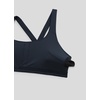 image:imageCRZ YOGA SculptAir Wide Straps Cross Back Sports Bras for Women  U Neck Medium Impact Wireless Padded Workout TopTrue Navy