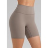 image:imageCRZ YOGA Secretsculpt Butterlift Biker Shorts 6 No Front Seam High Waist Womens Workout Gym Booty Scrunch ButtCreamy Latte