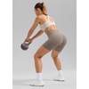 image:imageCRZ YOGA Secretsculpt Butterlift Biker Shorts 6 No Front Seam High Waist Womens Workout Gym Booty Scrunch ButtCreamy Latte