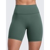 image:imageCRZ YOGA Secretsculpt Butterlift Biker Shorts 6 No Front Seam High Waist Womens Workout Gym Booty Scrunch ButtDark Forest Green