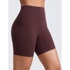 image:imageCRZ YOGA Secretsculpt Butterlift Biker Shorts 6 No Front Seam High Waist Womens Workout Gym Booty Scrunch ButtRipe Plum