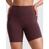 image:imageCRZ YOGA Secretsculpt Butterlift Biker Shorts 6 No Front Seam High Waist Womens Workout Gym Booty Scrunch ButtRipe Plum