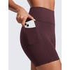 image:imageCRZ YOGA Secretsculpt Butterlift Biker Shorts Pockets 5  No Front Seam Womens High Waist Workout Booty Scrunch ButtRipe Plum