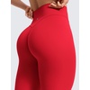 image:imageCRZ YOGA Secretsculpt Minor No Front Seam Leggings 25  Softretch High Waisted Womens Yoga Pants Buttery Soft Booty LiftingAurora Red