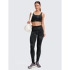 image:imageCRZ YOGA Secretsculpt Minor No Front Seam Leggings 25  Softretch High Waisted Womens Yoga Pants Buttery Soft Booty LiftingBlack Tie Dye Flowers