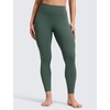 image:imageCRZ YOGA Secretsculpt Minor No Front Seam Leggings 25  Softretch High Waisted Womens Yoga Pants Buttery Soft Booty LiftingDark Forest Green