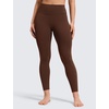 image:imageCRZ YOGA Secretsculpt Minor No Front Seam Leggings 25  Softretch High Waisted Womens Yoga Pants Buttery Soft Booty LiftingLava Brown