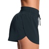 image:imageCRZ YOGA Split Dolphin Board Shorts for Women  High Waisted Overlay Swim Skorts Bathing Suit Bottoms with Brief LinerTrue Navy