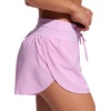 image:imageCRZ YOGA Split Dolphin Board Shorts for Women  High Waisted Overlay Swim Skorts Bathing Suit Bottoms with Brief LinerVita Pink
