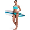 image:imageCRZ YOGA Square Neck Bikini Tops for Women  Padded Wide Straps Full Coverage Bathing Suit Swim BraTurquoise