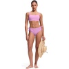 image:imageCRZ YOGA Square Neck Bikini Tops for Women  Padded Wide Straps Full Coverage Bathing Suit Swim BraVita Pink