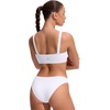 image:imageCRZ YOGA Square Neck Bikini Tops for Women  Padded Wide Straps Full Coverage Bathing Suit Swim BraWhite