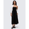 image:imageCRZ YOGA Strapless Tube Top Maxi Dress for Women  Sleeveless Off Shoulder Flowy Casual Travel Outfits with Side PocketsBlack
