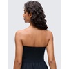 image:imageCRZ YOGA Strapless Tube Top Maxi Dress for Women  Sleeveless Off Shoulder Flowy Casual Travel Outfits with Side PocketsTrue Navy