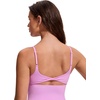 image:imageCRZ YOGA Twist Back Tankini Tops for Women  Padded U Neck Bathing Suit Spaghetti Straps Swim Tank OnlyVita Pink