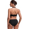 image:imageCRZ YOGA Womens Ruched Front Halter Bikini Tops  Swim Bathing Suit Scoop Neck Backless Swimsuit PaddedBlack