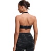 image:imageCRZ YOGA Womens Ruched Front Halter Bikini Tops  Swim Bathing Suit Scoop Neck Backless Swimsuit PaddedJungle Camouflage Gray