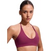 image:imageCRZ YOGA Womens Self Tie Halter Bikini Tops  Swim Bathing Suit Scoop Neck Backless Swimsuit PaddedFuchsia