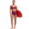 image:imageCRZ YOGA Womens Self Tie Halter Bikini Tops  Swim Bathing Suit Scoop Neck Backless Swimsuit PaddedFuchsia