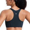 image:imageCRZ YOGA Butterbreeze Racerback Sports Bras for Women Training Medium Impact Padded U Neck Crop Gym TopsTrue Navy