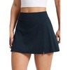 image:imageCRZ YOGA Butterlift High Side Slit Golf Skirts for Women  Aline Mini Tennis Casual Skort with Builtin Short LinerTrue Navy