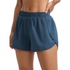 image:imageCRZ YOGA Mid Rise Half Split Athletic Shorts for Women 25 Dolphin Quick Dry for Gym Running Workout TrackStelindigo