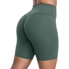 image:imageCRZ YOGA Secretsculpt Butterlift Biker Shorts 6 No Front Seam High Waist Womens Workout Gym Booty Scrunch ButtDark Forest Green