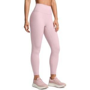 image:imageCRZ YOGA SculptAir No Front Seam Yoga Leggings 25  High Waisted Womens Pants Workout Pilates Athletic V Back Buttery SoftPink Haze