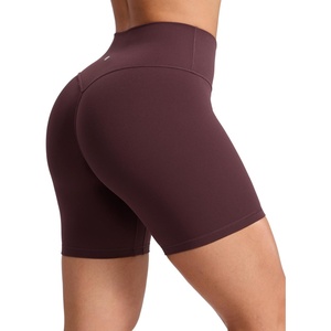 image:imageCRZ YOGA Secretsculpt Butterlift Biker Shorts 6 No Front Seam High Waist Womens Workout Gym Booty Scrunch ButtRipe Plum