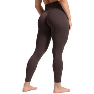 image:imageCRZ YOGA Secretsculpt Minor No Front Seam Leggings 25  Softretch High Waisted Womens Yoga Pants Buttery Soft Booty LiftingClay Brown