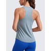image:imageCRZ YOGA Pima Cotton Racerback Tank Tops for Women  Workout Athletic Casual Soft Scoop Neck Sleeveless ShirtsBelgian Blue