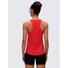 image:imageCRZ YOGA Pima Cotton Racerback Tank Tops for Women  Workout Athletic Casual Soft Scoop Neck Sleeveless ShirtsDeep Red