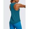 image:imageCRZ YOGA Pima Cotton Racerback Tank Tops for Women  Workout Athletic Casual Soft Scoop Neck Sleeveless ShirtsGreen Jade