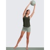 image:imageCRZ YOGA Pima Cotton Racerback Tank Tops for Women  Workout Athletic Casual Soft Scoop Neck Sleeveless ShirtsOlive Green