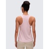 image:imageCRZ YOGA Pima Cotton Racerback Tank Tops for Women  Workout Athletic Casual Soft Scoop Neck Sleeveless ShirtsStrawberry Pink