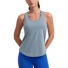 image:imageCRZ YOGA Pima Cotton Racerback Tank Tops for Women  Workout Athletic Casual Soft Scoop Neck Sleeveless ShirtsBelgian Blue