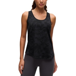 image:imageCRZ YOGA Pima Cotton Racerback Tank Tops for Women  Workout Athletic Casual Soft Scoop Neck Sleeveless ShirtsTie Dye Smoke Ink