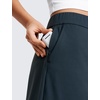 image:imageCRZ YOGA 4Way Stretch A Line Skirts for Women  High Waitsted Mini Lined Tennis Work Drawstring Skort with PocketsTrue Navy
