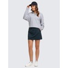 image:imageCRZ YOGA 4Way Stretch A Line Skirts for Women  High Waitsted Mini Lined Tennis Work Drawstring Skort with PocketsTrue Navy