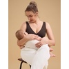 image:imageCRZ YOGA Butterluxe Maternity V Neck Nursing Bras  Wireless Sleep Breastfeeding Lounge Womens Pregnancy Bralette ComfyHot Fudge Brown