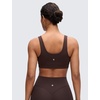 image:imageCRZ YOGA Butterluxe Maternity V Neck Nursing Bras  Wireless Sleep Breastfeeding Lounge Womens Pregnancy Bralette ComfyHot Fudge Brown