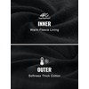 image:imageCRZ YOGA Cotton Fleece Lined Half Zip Sweatshirts for Men  Mock Neck Pullover Sweat Shirts Casual Workout Daily SweatersBlack