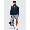 image:imageCRZ YOGA Cotton Fleece Lined Half Zip Sweatshirts for Men  Mock Neck Pullover Sweat Shirts Casual Workout Daily SweatersInk Blue