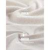 image:imageCRZ YOGA Cotton Fleece Lined Half Zip Sweatshirts for Men  Mock Neck Pullover Sweat Shirts Casual Workout Daily SweatersMilky White Bone