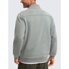 image:imageCRZ YOGA Cotton Fleece Lined Half Zip Sweatshirts for Men  Mock Neck Pullover Sweat Shirts Casual Workout Daily SweatersSterling